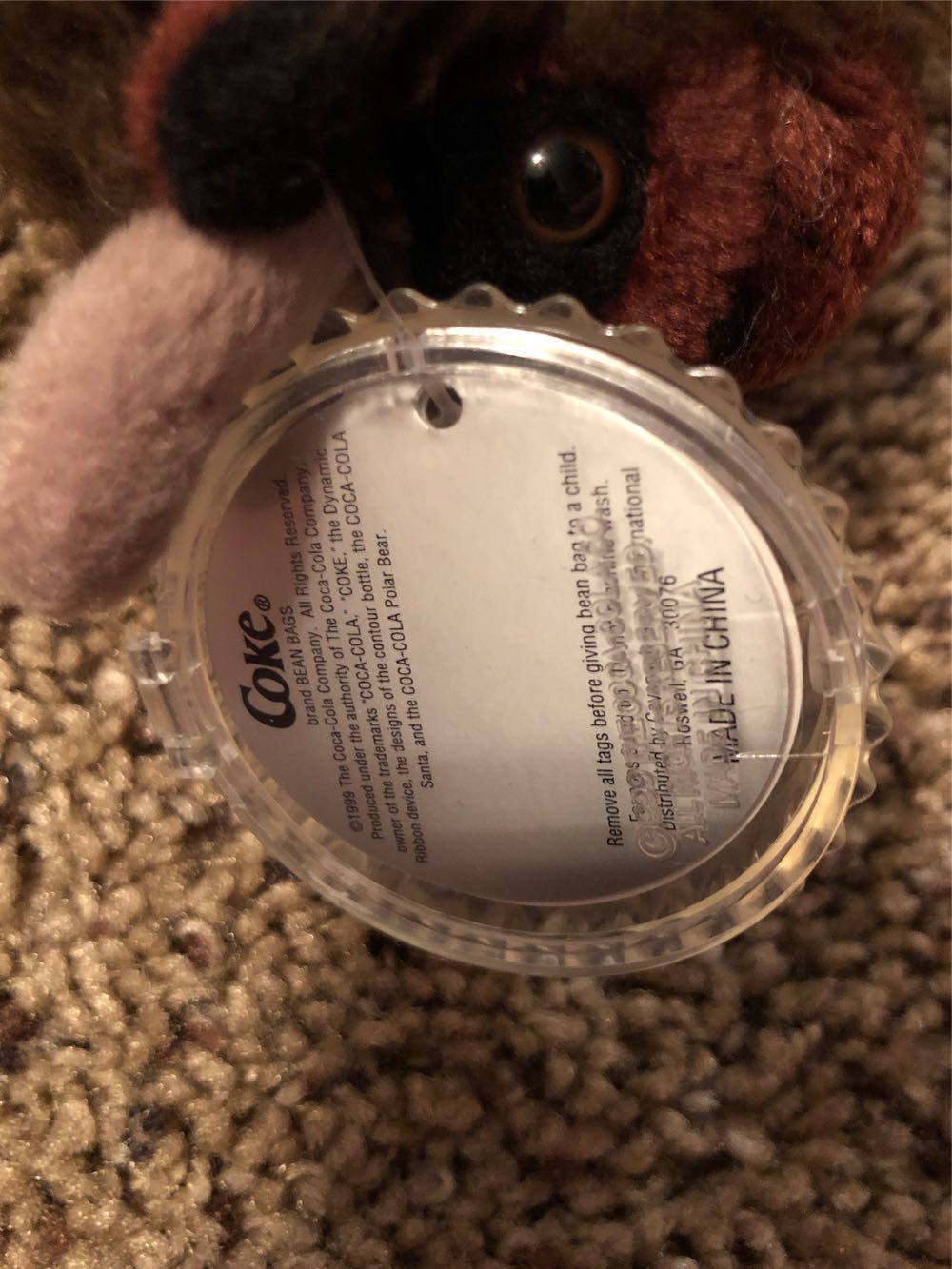  Bison  With Coke Bottle  plush collectible - Main Image 3