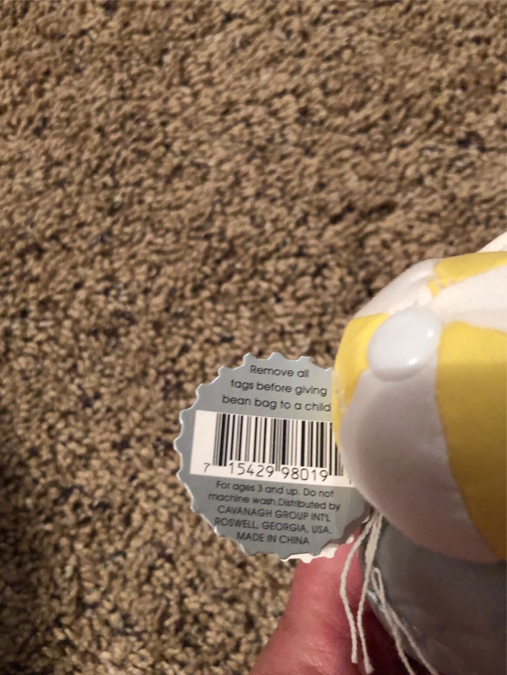 Coca Cola 6” Bean Bag Plush: In Awesome Shape With Original Tags! Can Shades Coke Brand  plush collectible [Barcode 715429980191] - Main Image 4