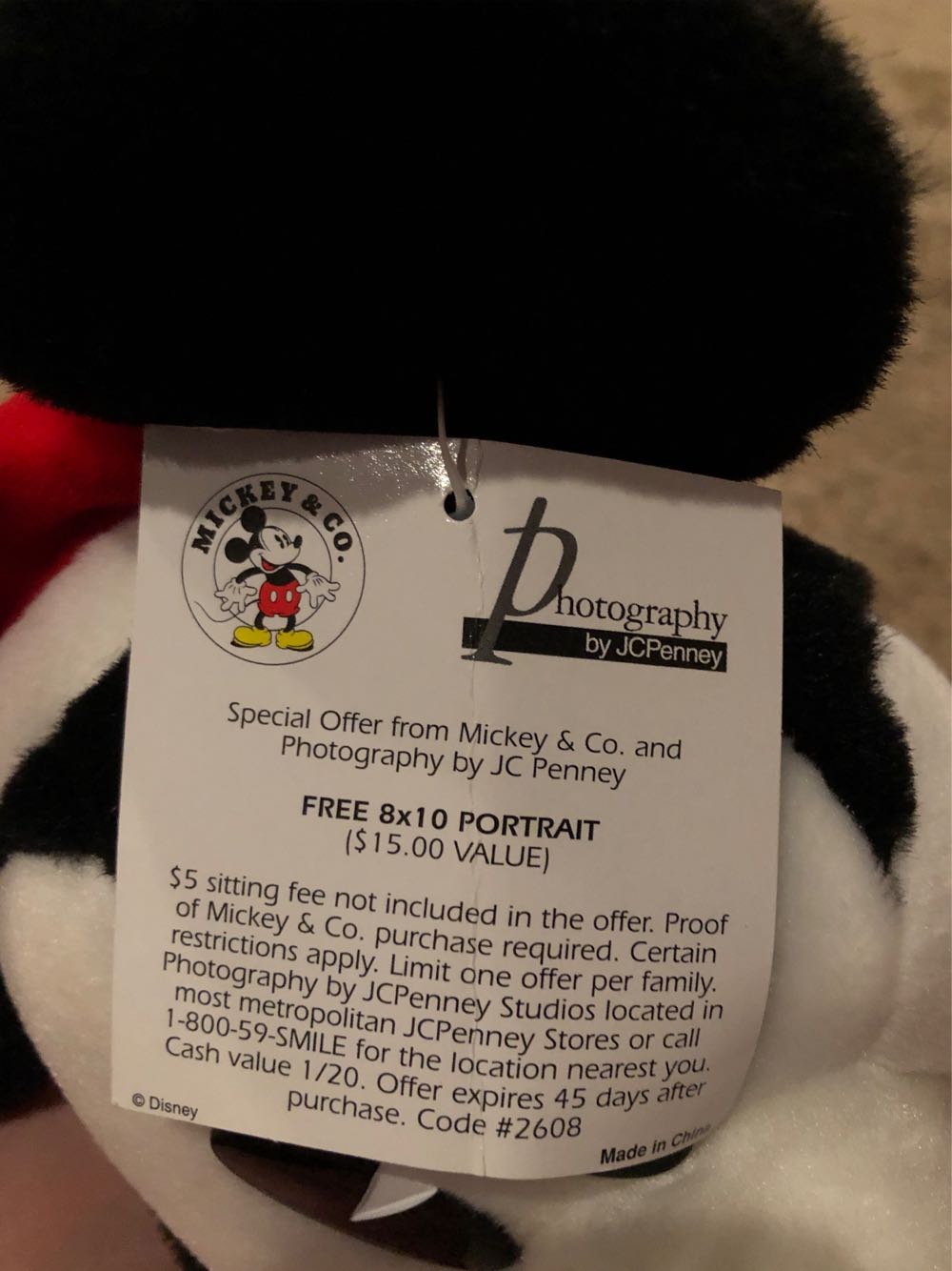 Gund Santa Mickey  plush collectible - Main Image 3