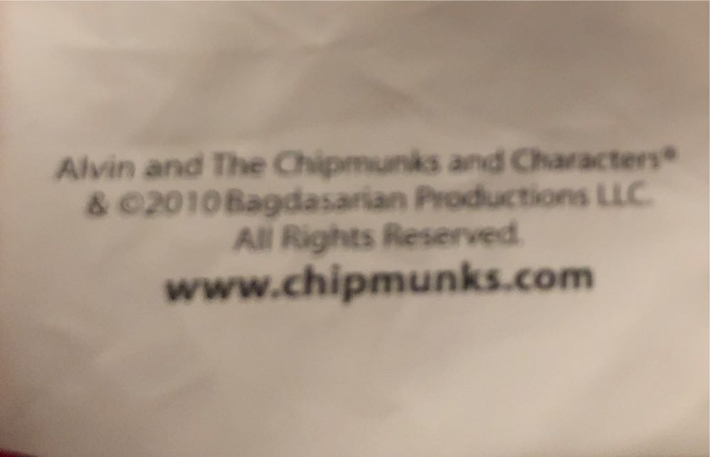 Christmas Singing Alvin  plush collectible - Main Image 2