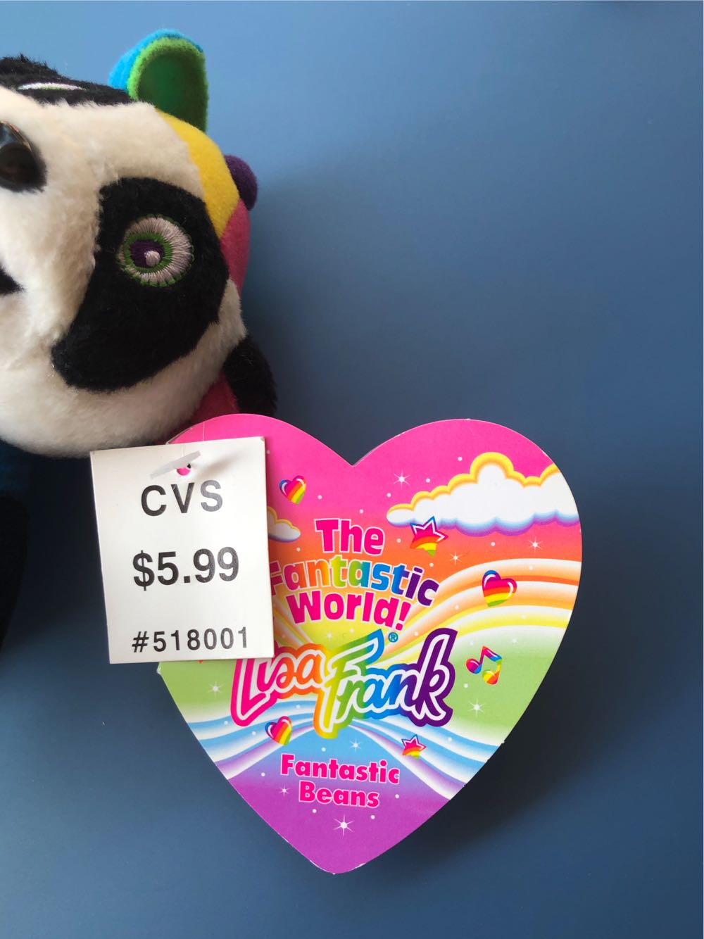 Vintage Lisa Frank Fantastic Beanie Bean Buddies Stuffed Tags Cat Nwt Bunny Animal W Toy New Vtg  plush collectible [Barcode 719579068914] - Main Image 4