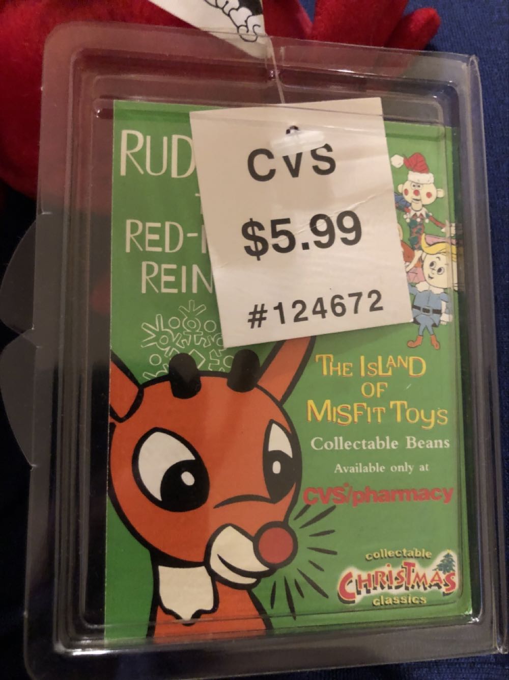 Misfit Cowboy Doll Limited Edition Rudolf The Red-nosed Reindeer Collectable Beans  plush collectible [Barcode 719579049739] - Main Image 2