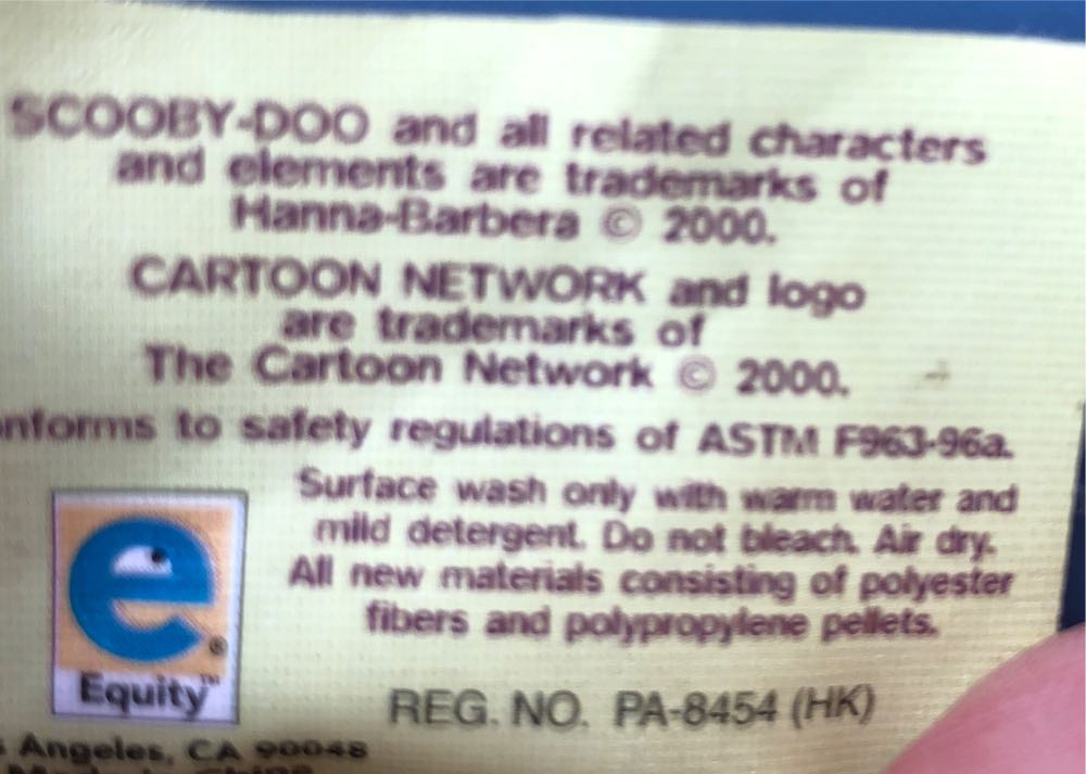 Scooby Doo Key Chain  plush collectible - Main Image 4