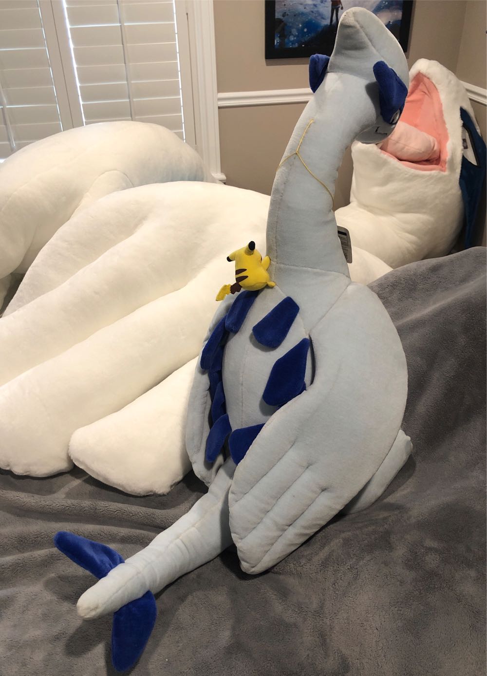Tomy Lugia Jumbo Plush  (Japan) plush collectible [Barcode 4904810562313] - Main Image 2