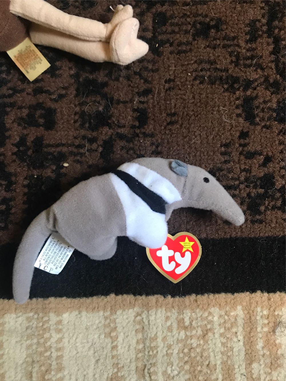 Ty Beanie Buddy Benjamin The Bear 14” Stuffed Animal Toy Usa W Tags