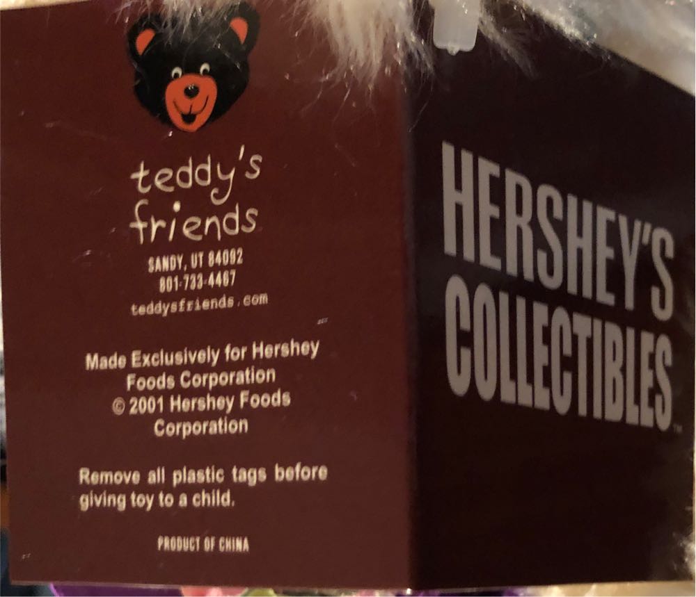 Hershey’s Birthday Bear  plush collectible - Main Image 2