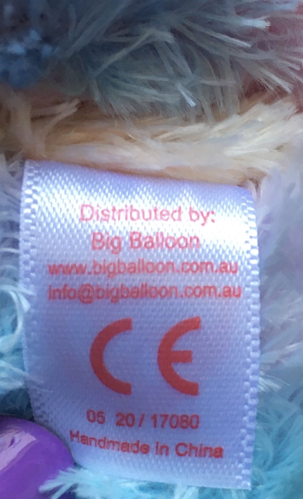 Hope the Pastel Bear Beanie Boo United Ways Worldwide’s COVID-19 Fund  (Australia) plush collectible [Barcode 008421362455] - Main Image 4