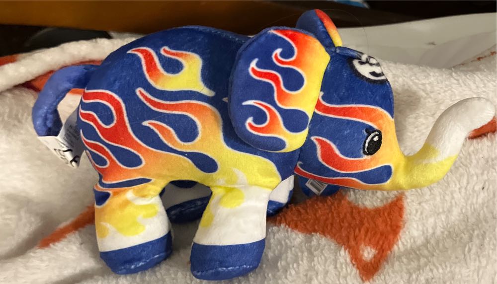 Turbo Pop Art Mini Plush Elephant  plush collectible [Barcode 810051823950] - Main Image 2