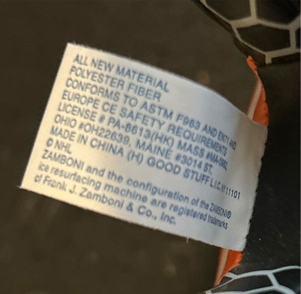 Flyers Good Stuff Zamboni  plush collectible - Main Image 4