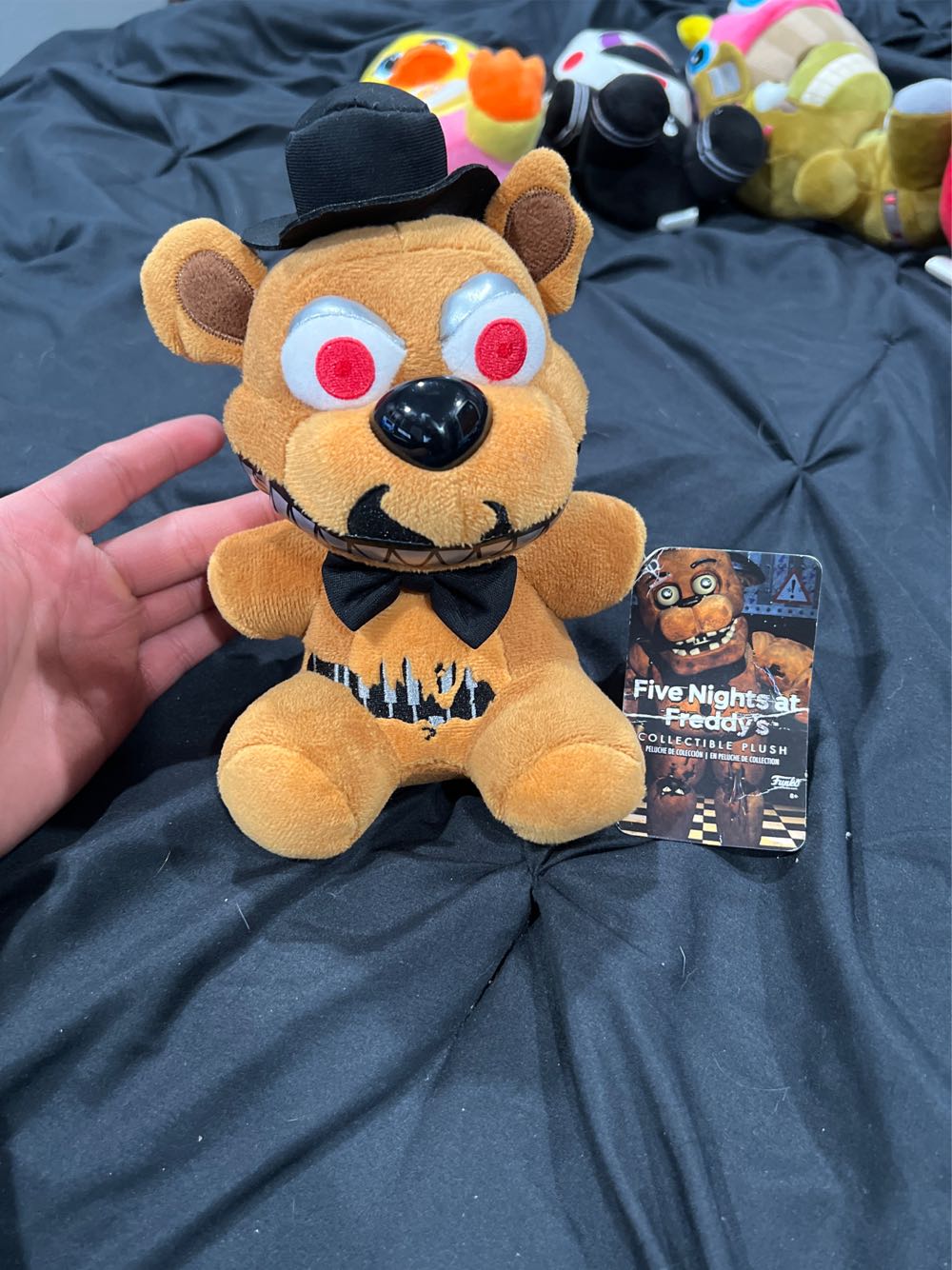 At Freddys Fnaf Funko Fnaf Funko Five Nights At Freddy’s Nightmare Fazbear Brown Funko Freddy Nwt Freddy’s 6” 8” New 8”  (United States) plush collectible [Barcode 889698105163] - Main Image 2