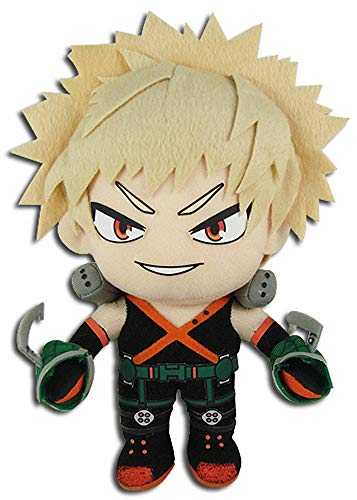 Great Eastern Ge-52236 My Hero Academia Katsuki Bakugo Hero Suit Stuffed Plushmulticolored8”  plush collectible [Barcode 699858522361] - Main Image 1