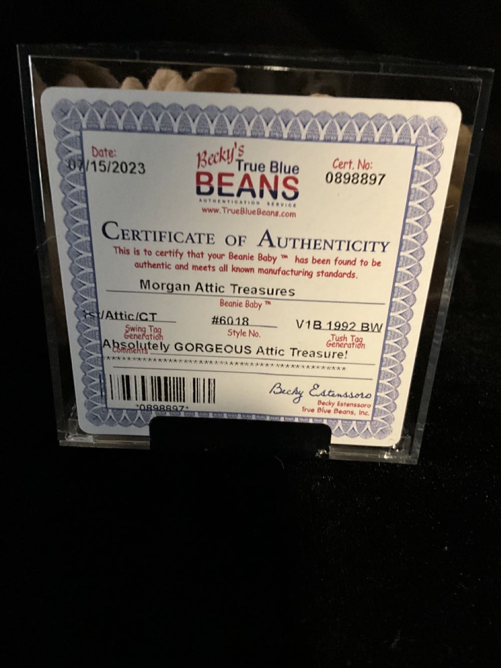 Morgan  (United States) plush collectible - Main Image 4