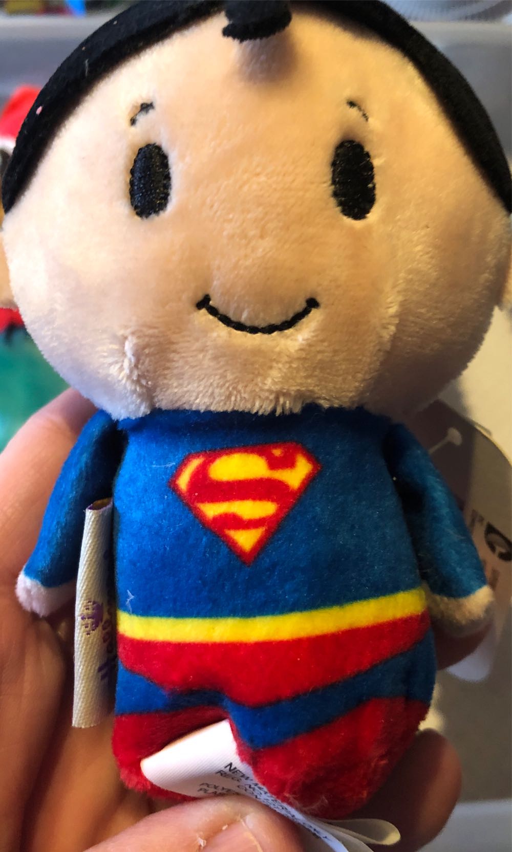 Hallmark Itty Bittys Clark Kent As Superman Clark Bitty Sided Dc In Series 2 Second Nwt Stuffed Animal Kids Gift Two Dc Comics Marvel  plush collectible [Barcode 763795168491] - Main Image 2