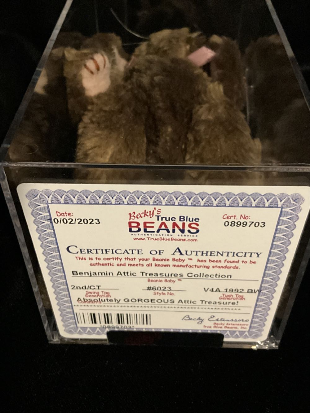 Benjami  (United States) plush collectible - Main Image 4