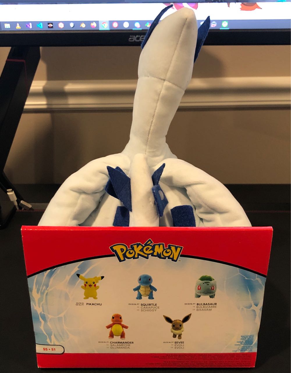 Pokémon Lugia 12” Gamestop Exclusive WCT Plush  plush collectible [Barcode 191726381204] - Main Image 2