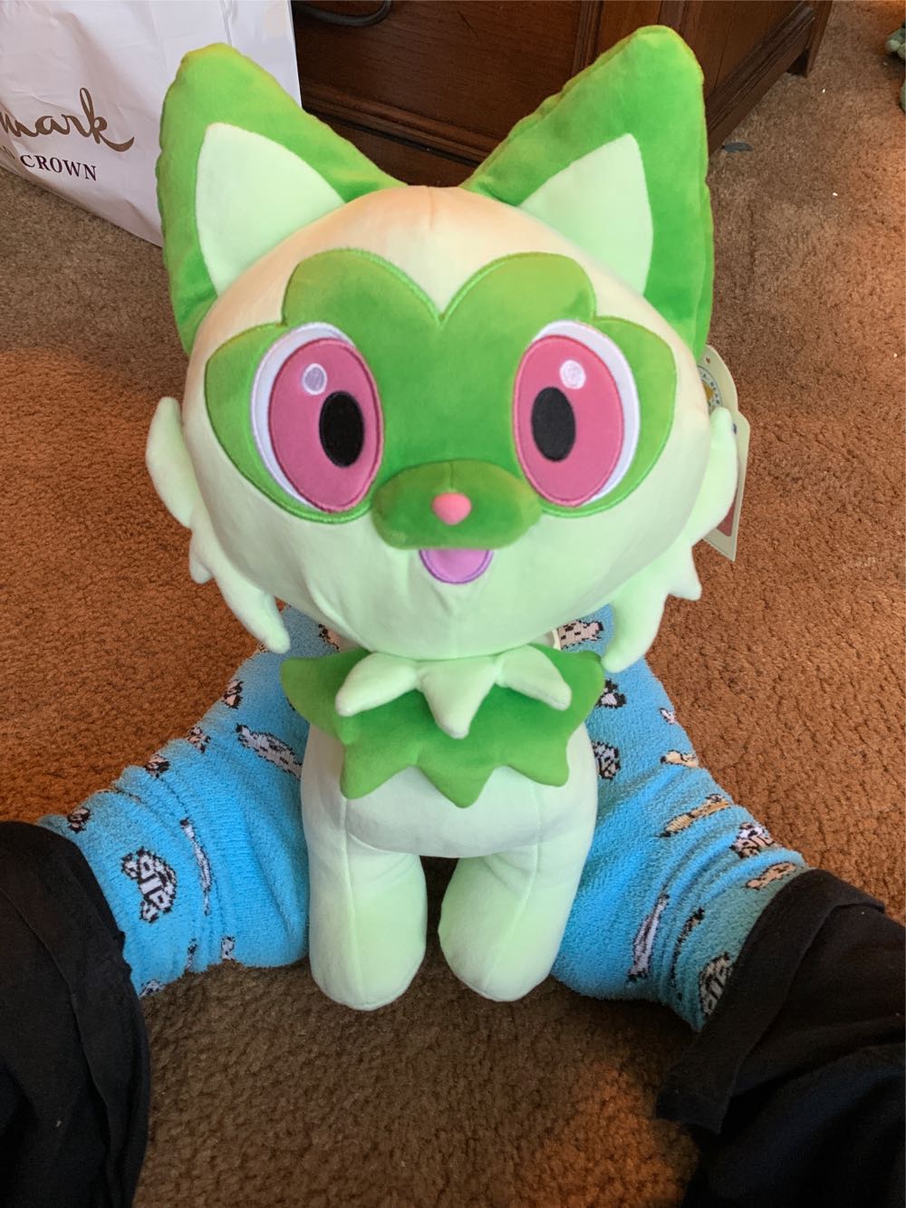 Squishmallow Chameleon 14 Inch Kent The Green Rainbow Rare! Bnwt!