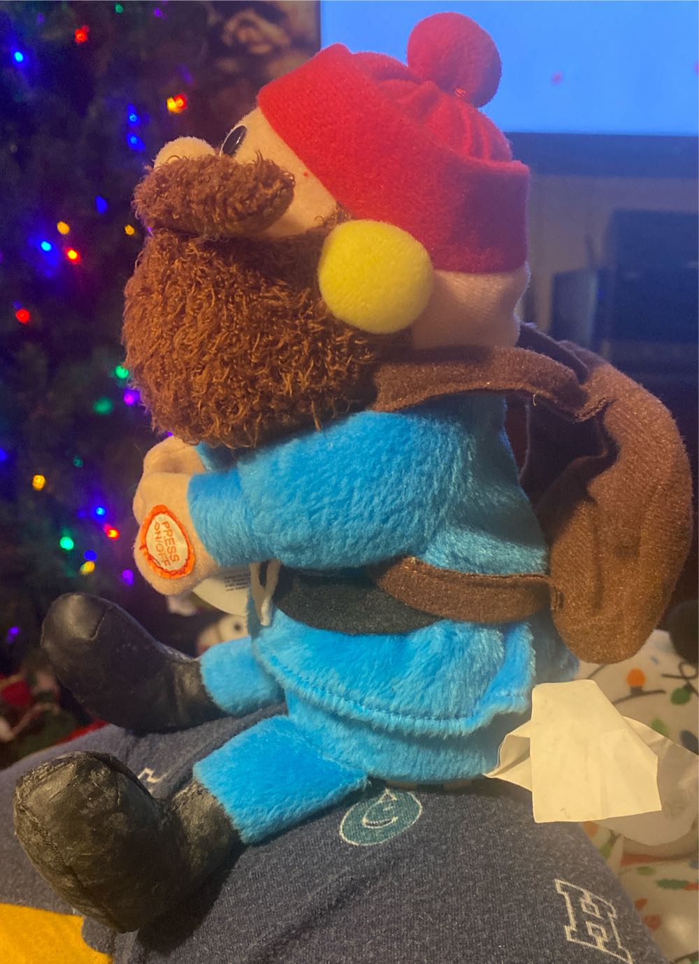 Rudolph The Red Nosed Reindeer Animated Yukon Cornelius  (United States) plush collectible [Barcode 086786158418] - Main Image 3