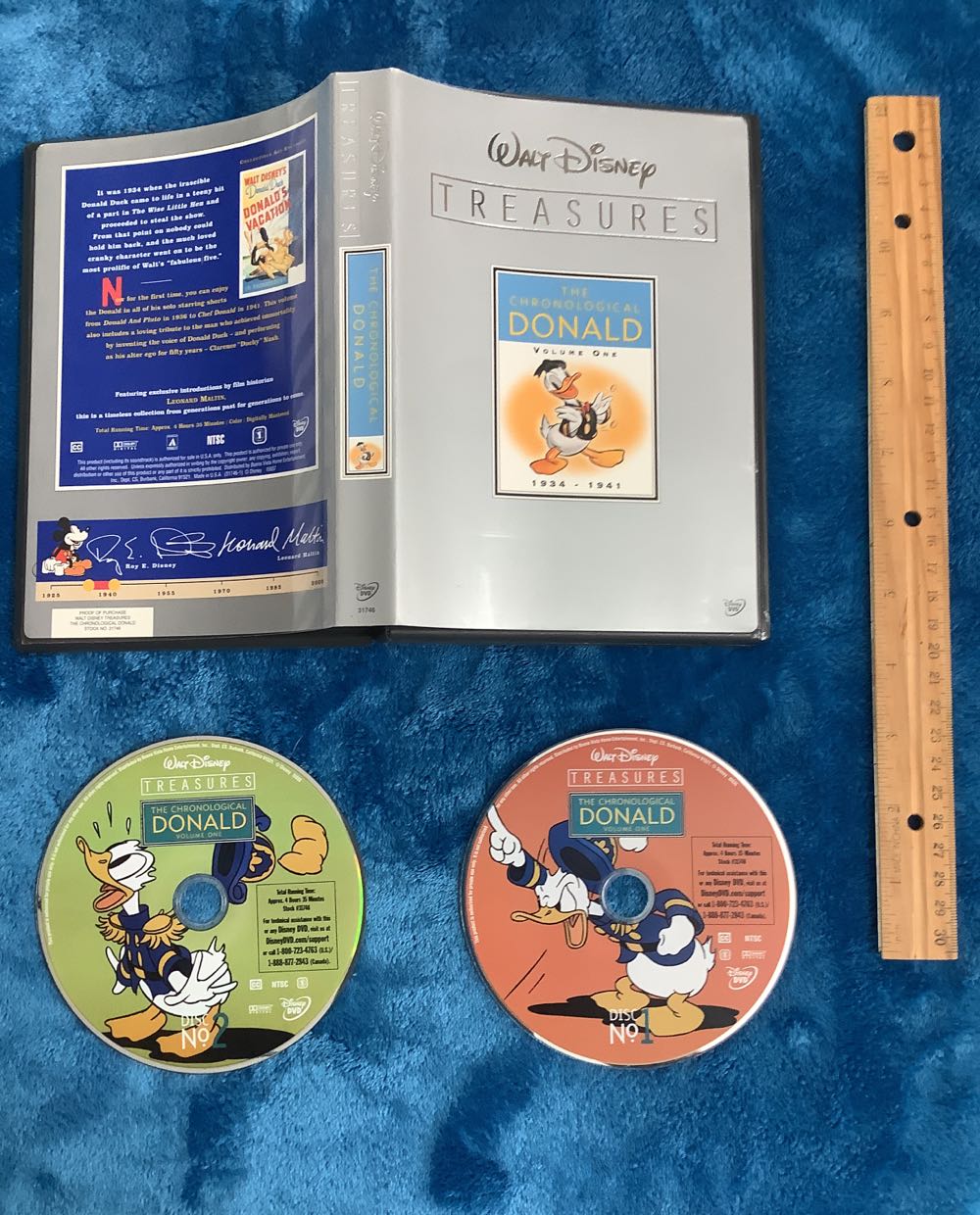 4) Walt Disney Treasures The Chronological Donald Volume One 1941 Dvd  plush collectible [Barcode 786936224764] - Main Image 2