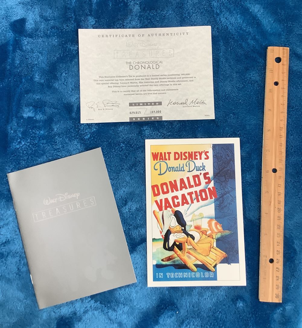 4) Walt Disney Treasures The Chronological Donald Volume One 1941 Dvd  plush collectible [Barcode 786936224764] - Main Image 3