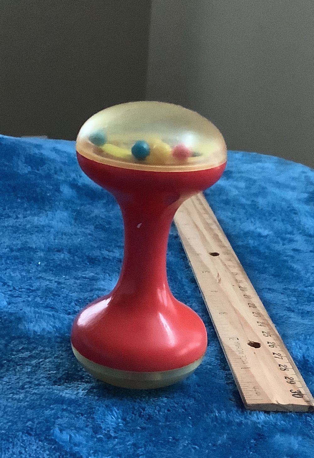 29) Vintage Donald Duck/Mickey Mouse Baby Rattle  plush collectible - Main Image 4