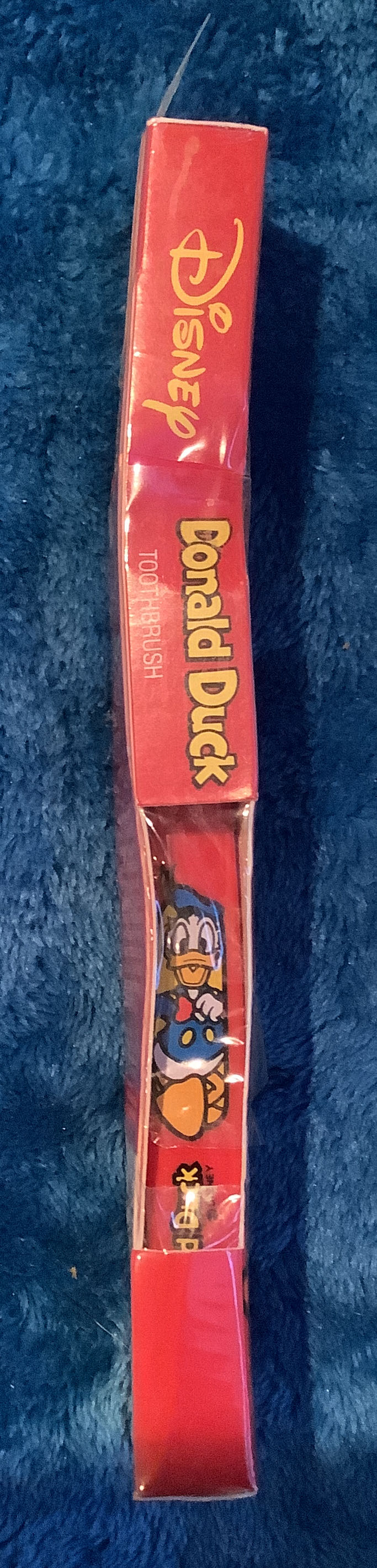 33) Disney Pepsodent Donald Duck Of New Sealed Ada 1980s Kids ”un Opened” Toothbrush  plush collectible [Barcode 011113850130] - Main Image 3
