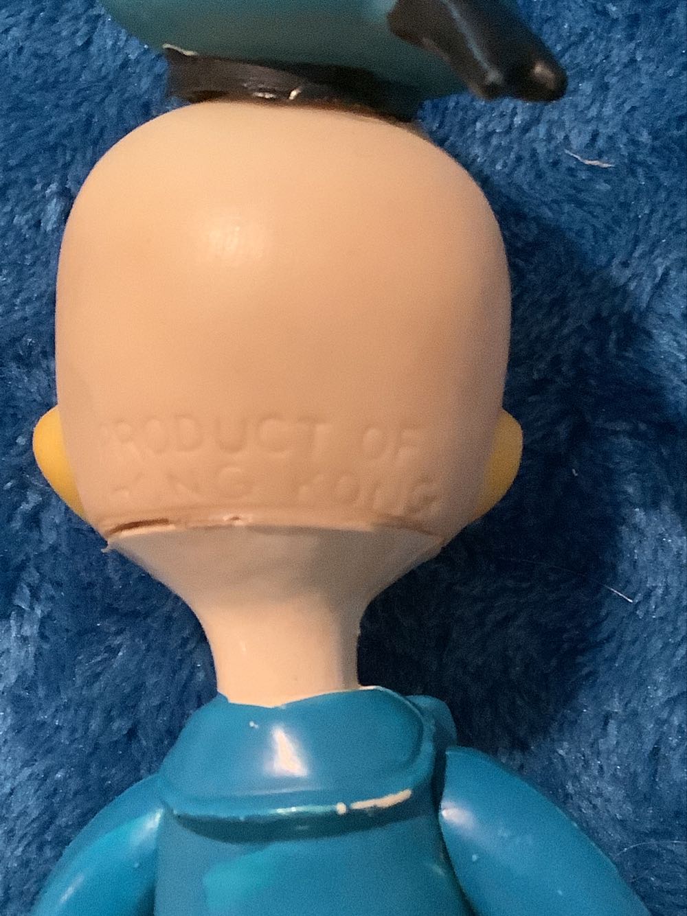 36) Vintage Disney Plastic Donald Duck Hong Kong 1970’s  plush collectible - Main Image 3