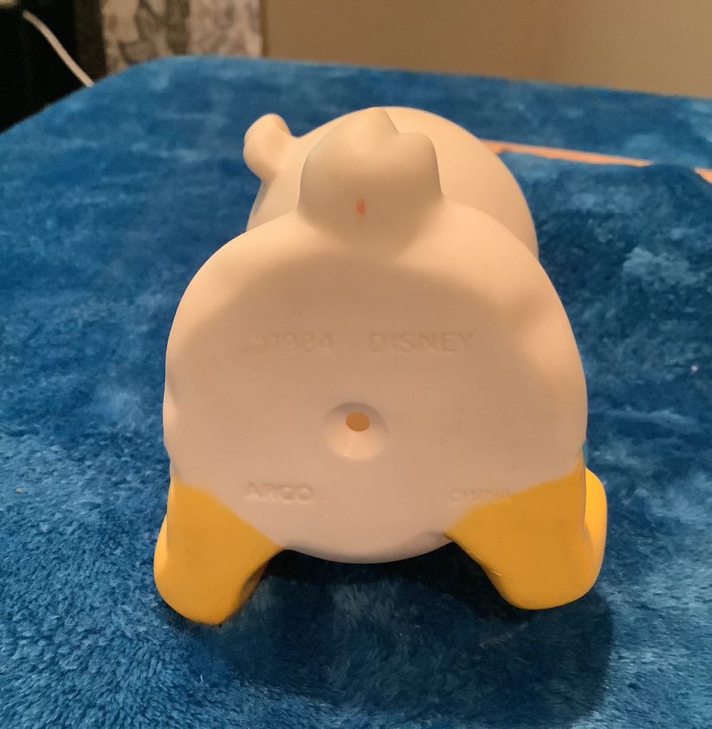 38) 1984 Baby Donald Duck Rubber Bathtoy Squeaky ARCO  plush collectible - Main Image 4