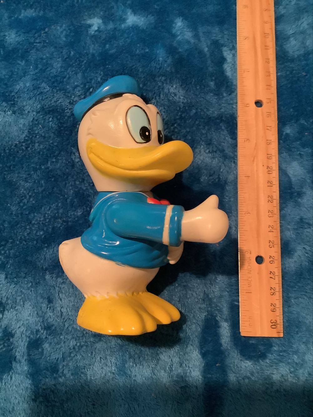 40) Donald Duck Plastic Bank 6”  plush collectible - Main Image 2