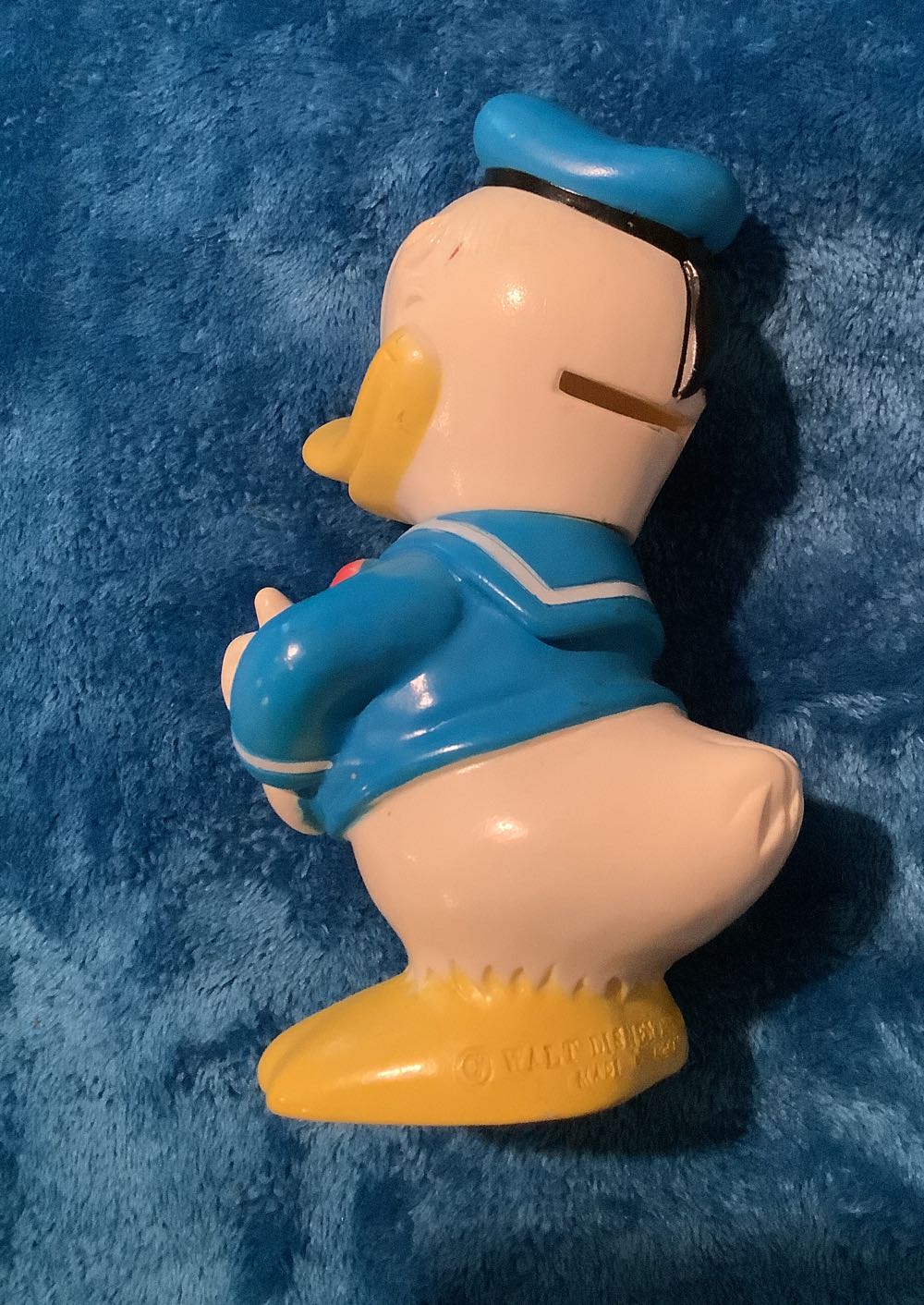 40) Donald Duck Plastic Bank 6”  plush collectible - Main Image 3
