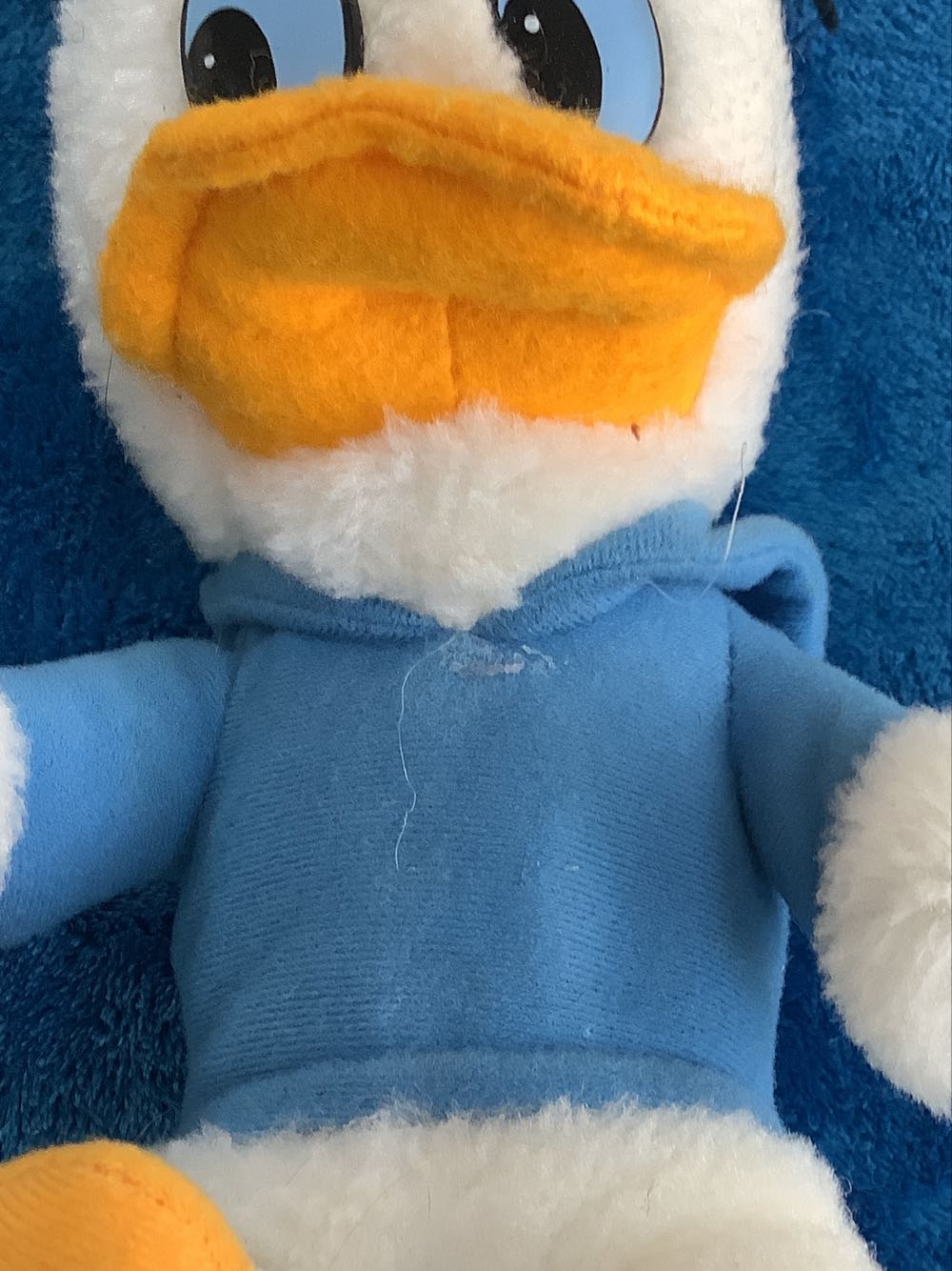 75) Vintage Donald Duck 1950s Plush Knickerbocker 10”  plush collectible - Main Image 4