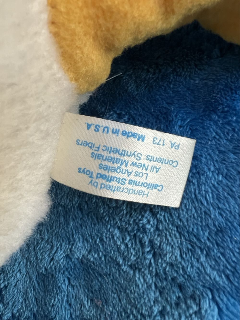 93) vintage, well loved Donald Duck, plush stuffed animal  plush collectible - Main Image 4