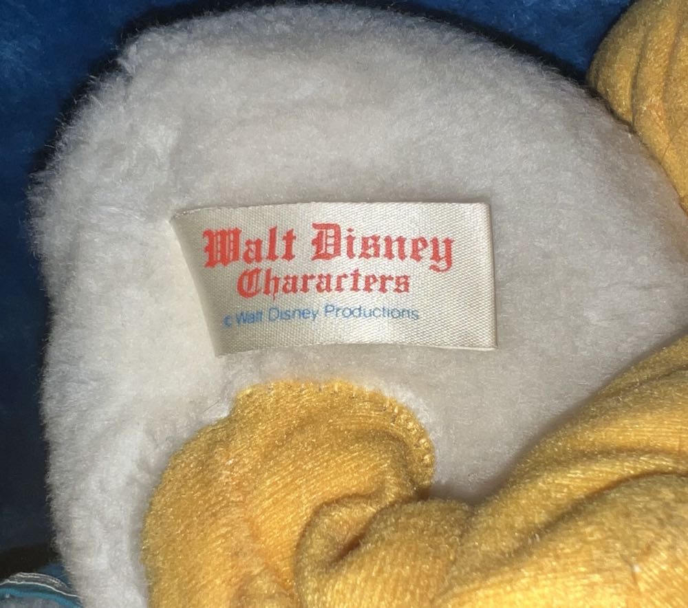 113) Vintage Donald Duck Plush Walt Disney’s Characters California Stuffed Toy   plush collectible - Main Image 3