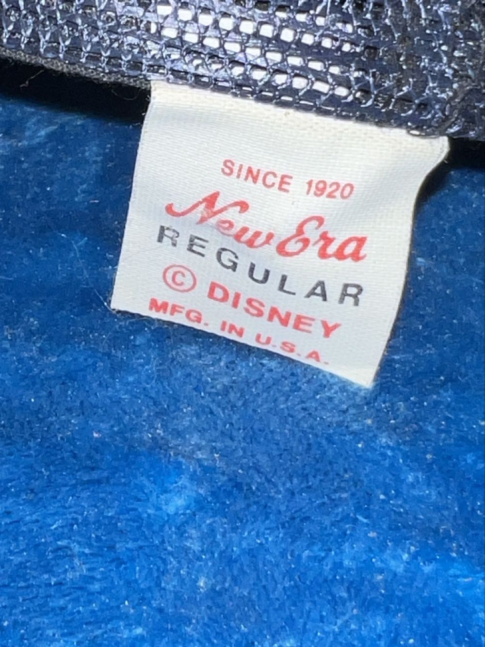 116) 80s New Era Disney Donald Duck Snapback Mesh Trucker Hat Cap Vintage Inside Is Disintegrating  plush collectible - Main Image 3