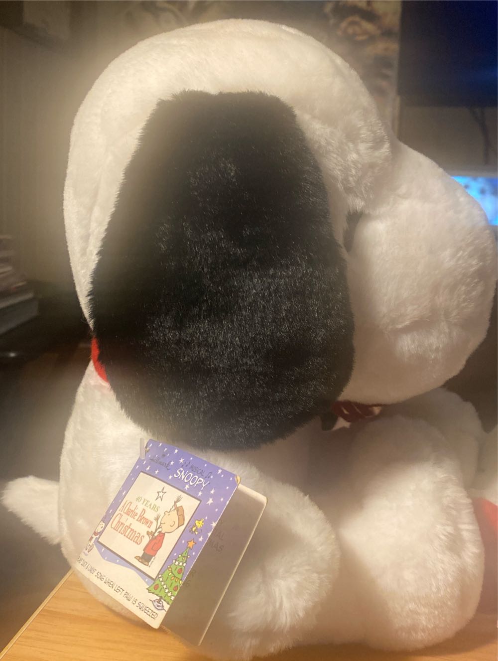 Hallmark Large Snoopy Plush 40 Years A Charlie Brown Christmas  (United States) plush collectible [Barcode 015012881455] - Main Image 2