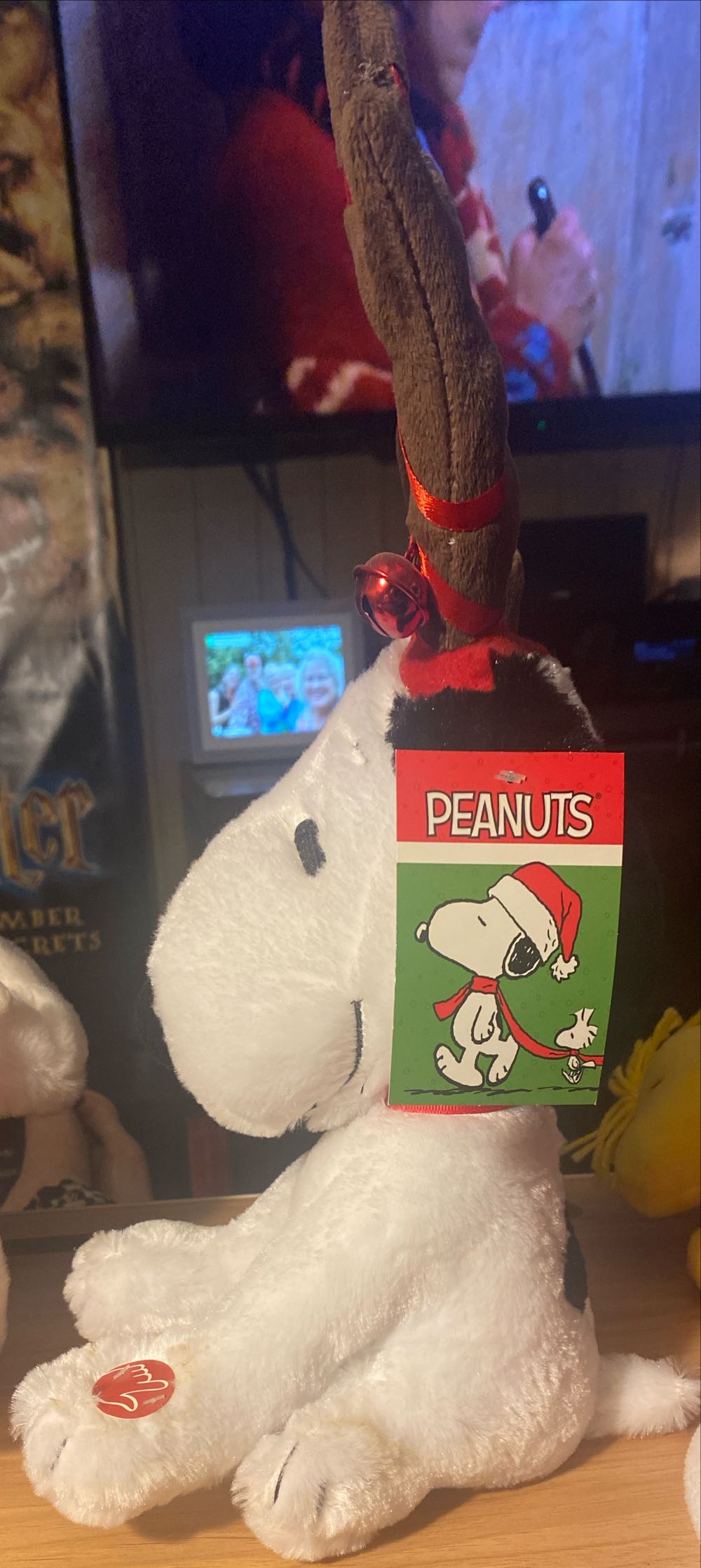 Peanuts Snoopy Reindeer Animated Plush  (United States) plush collectible [Barcode 047475792719] - Main Image 2