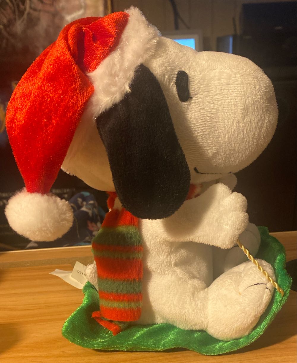 Peanuts Holiday Sledding Snoopy Animated Plush By Gemmy  (United States) plush collectible - Main Image 2