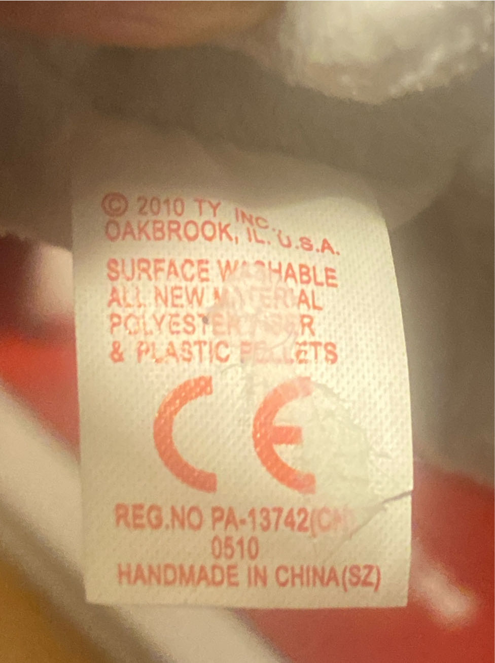 Ty Original Beanie Babies Peanuts Winter Snoopy Clip Plush  (United States) plush collectible [Barcode 008421408719] - Main Image 4