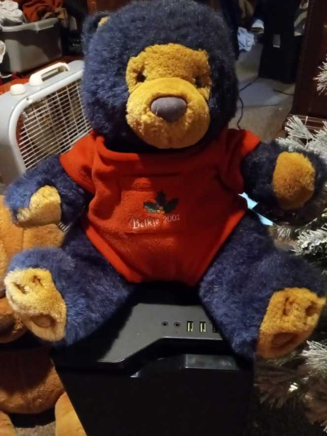 Omar The Bear In Orange Plaid 5” Squishmallow