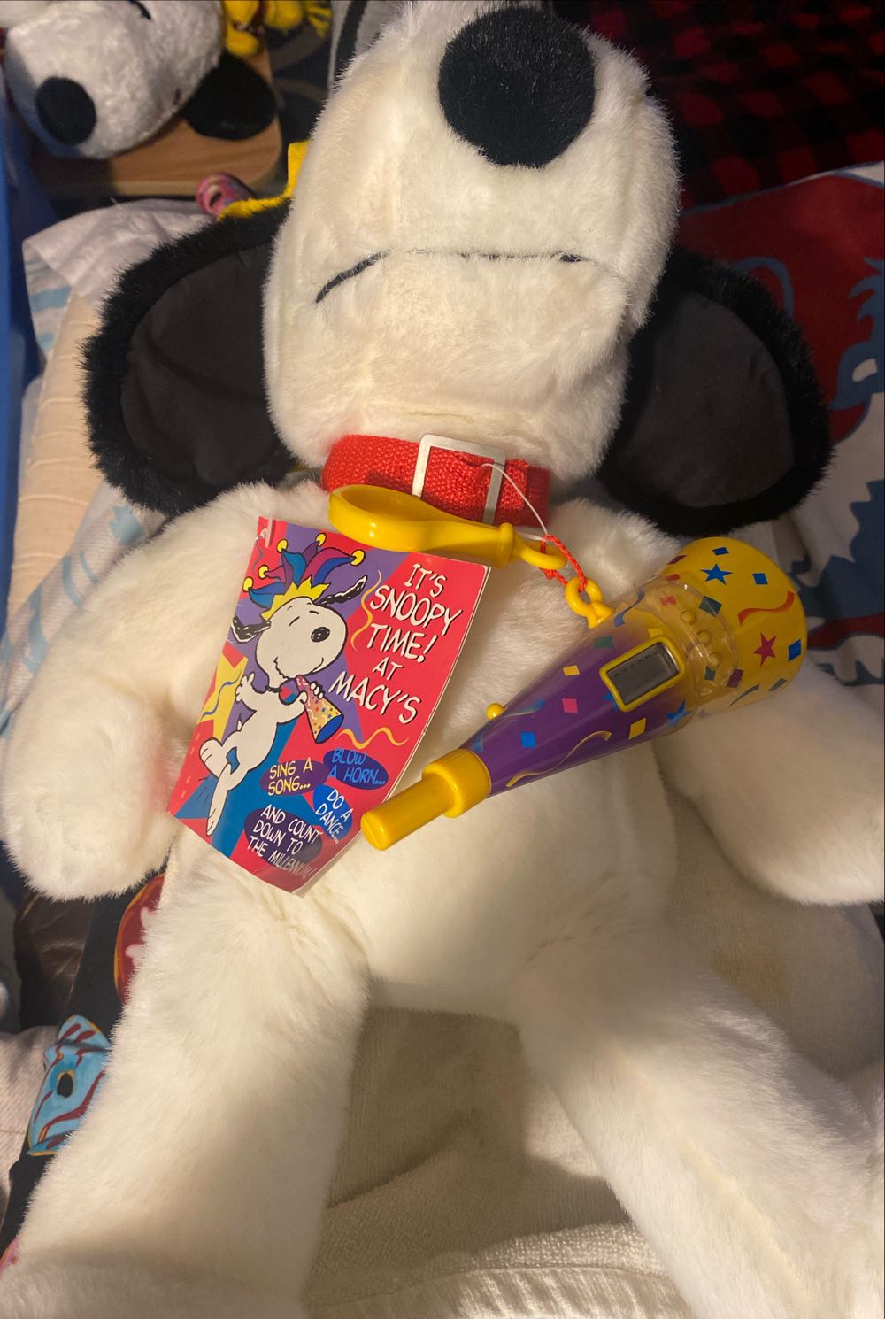 Snoopy Millennium Macys Original Snoopy Doll Millennium Macy’s Jester Peanuts Vintage Macy’s Snoopy New Years Eve Millennium Jester New Limited Edition Nwt Exclusive W Tag 1999  (United States) plush collectible [Barcode 636206160936] - Main Image 2