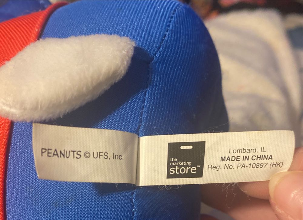 MetLife Racing Snoopy Plush  (United States) plush collectible - Main Image 4