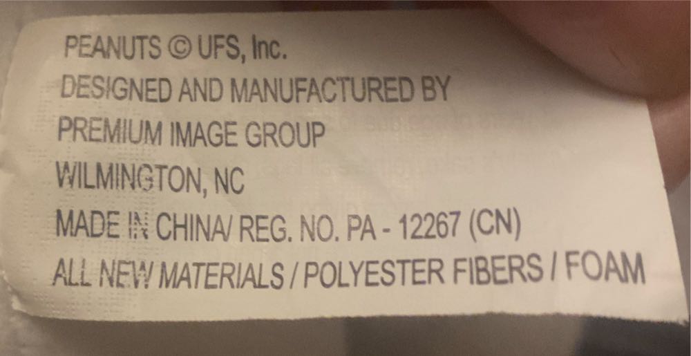 Whitman’s Peanuts Snoopy French Painter Valentine’s Day Plush  (United States) plush collectible [Barcode 076740072034] - Main Image 4