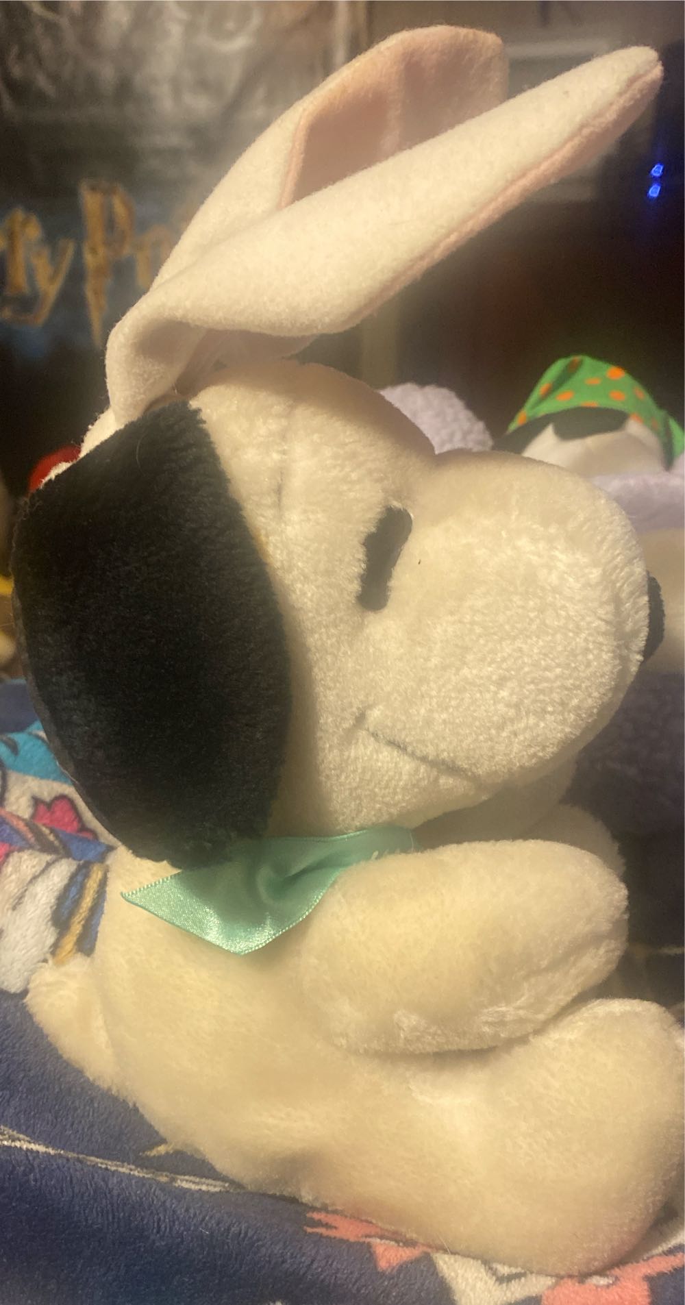 Vintage Ambassador Hallmark Peanuts Happy Easter Snoopy Bunny Ears Plush  (United States) plush collectible - Main Image 2