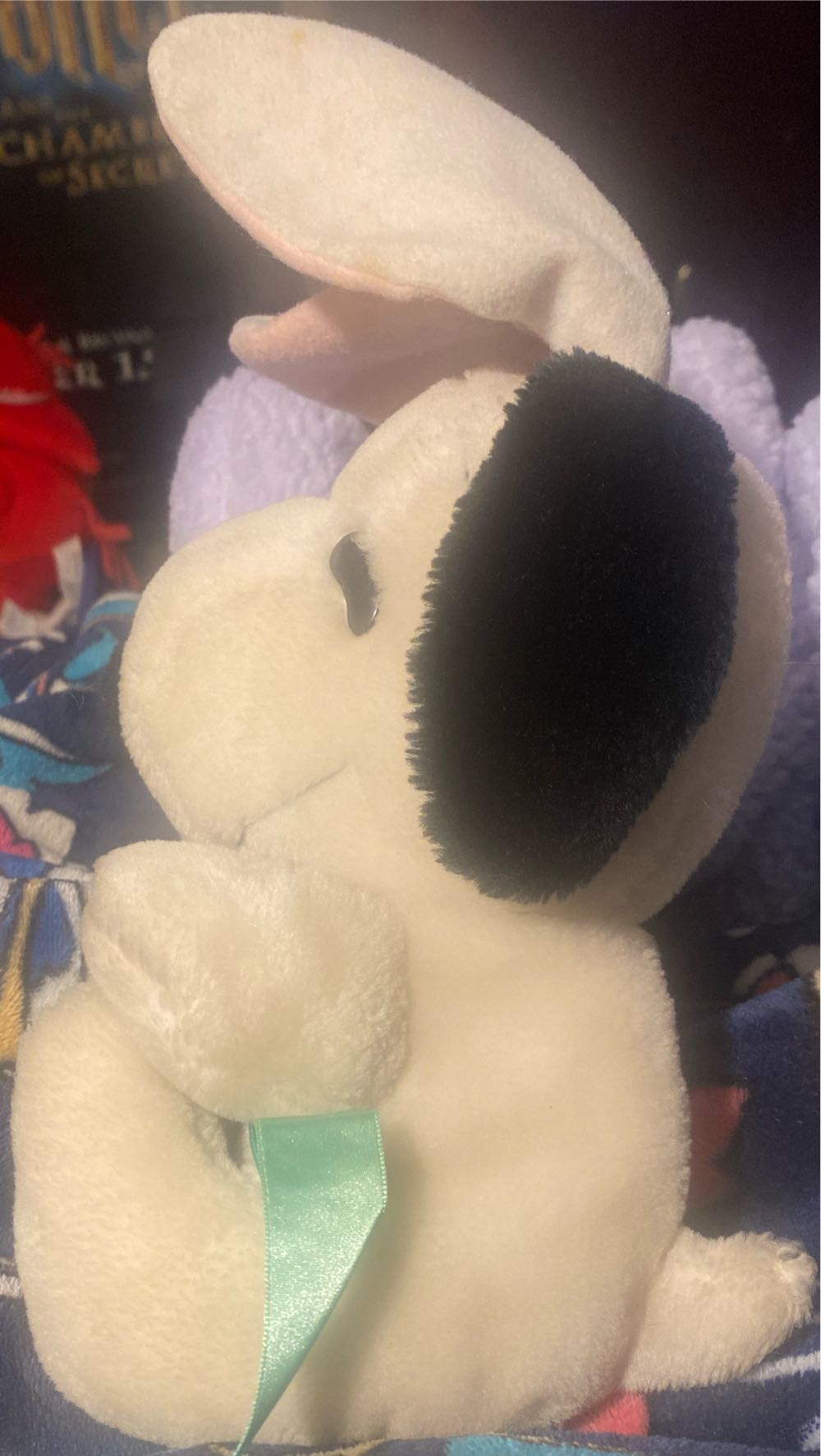 Vintage Ambassador Hallmark Peanuts Happy Easter Snoopy Bunny Ears Plush  (United States) plush collectible - Main Image 3