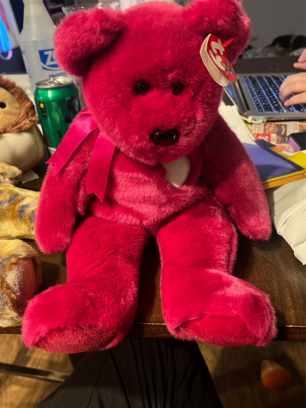 45) Vintage 1995 Donald Duck Christmas At Our House Pull String Ornament