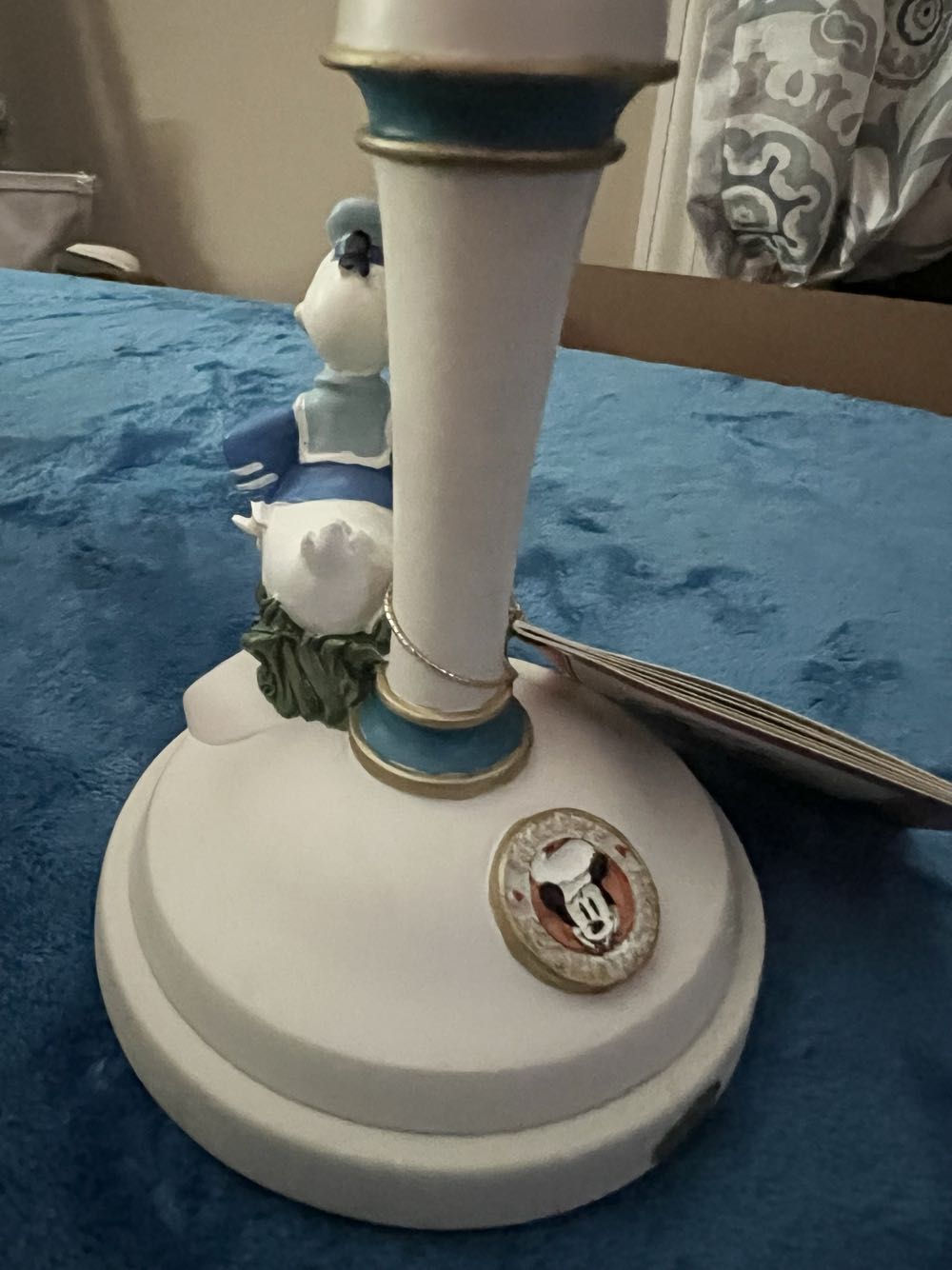 149) Mickey & Co Disney Donald Duck Ceramic Cookie Stamp 5” Tall With Recipe Book New  plush collectible [Barcode 707947002226] - Main Image 3