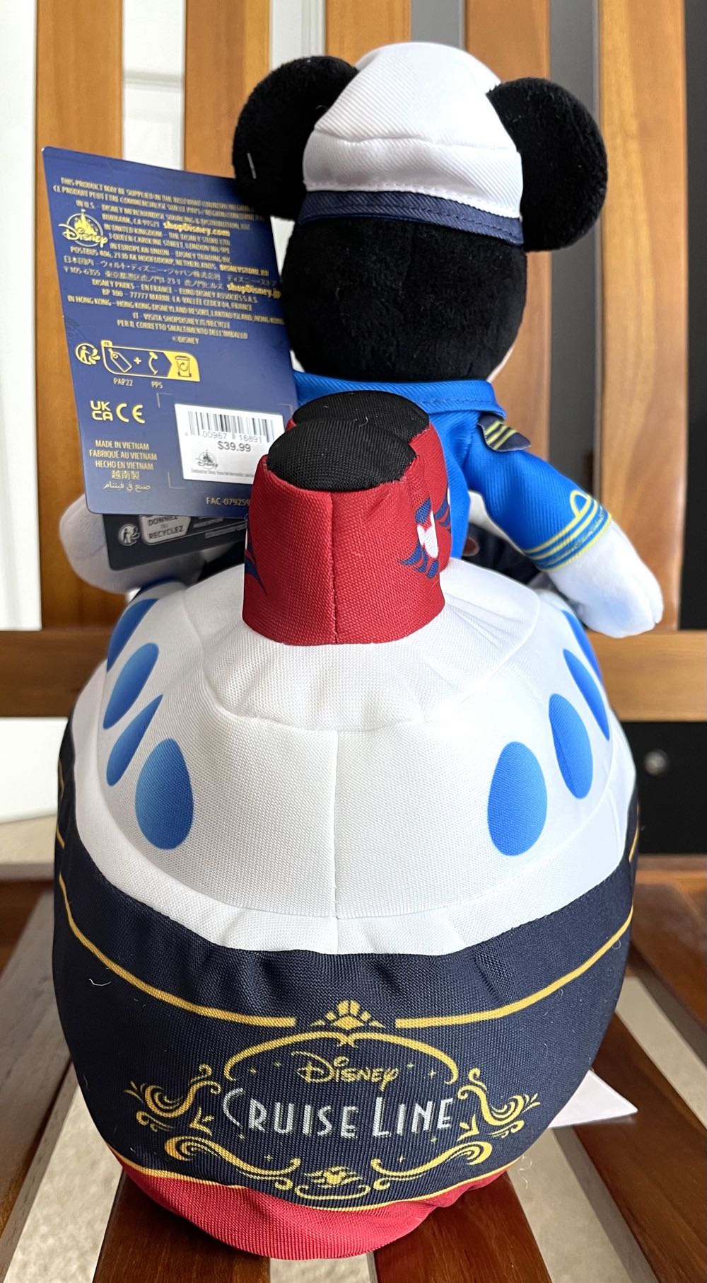 Disney Cruise Line - Captain Mickey  plush collectible - Main Image 3