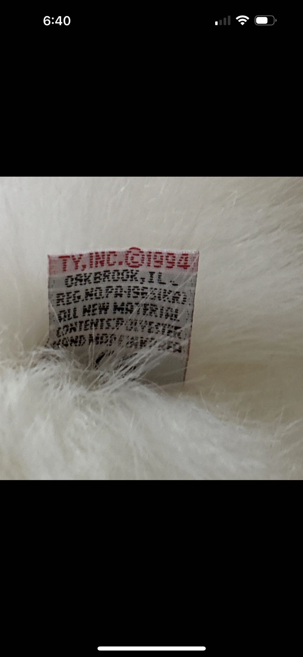 Mango (CLASSIC) X Lg White Monkey  plush collectible [Barcode 008421071005] - Main Image 4