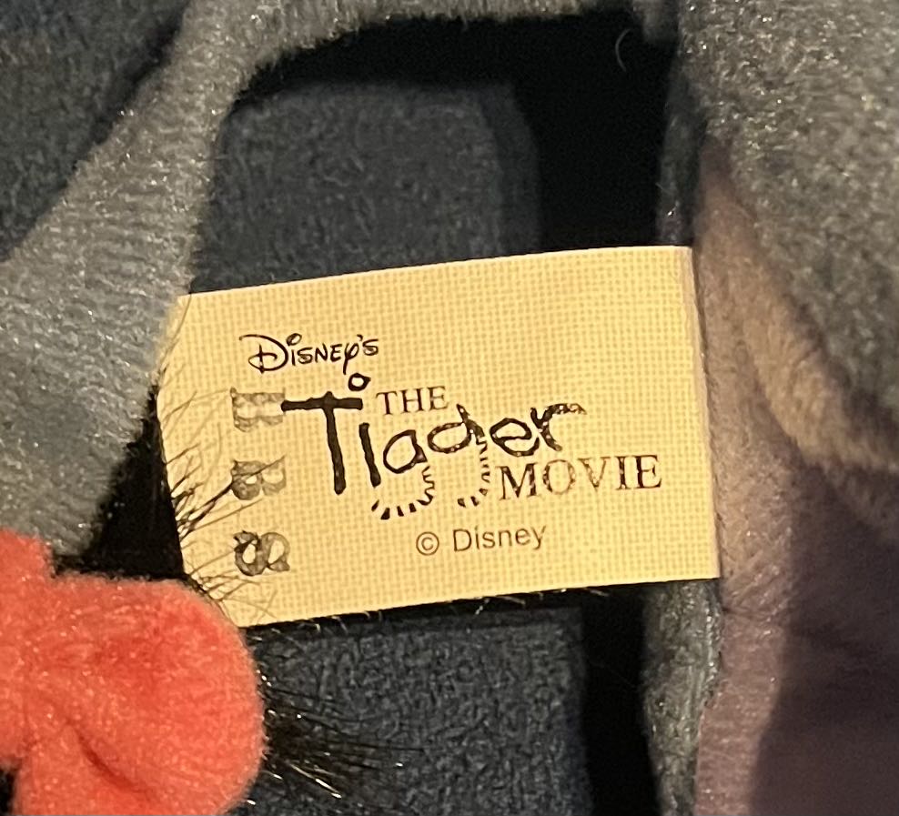 McDonalds Happy Meal 2000 Eeyore (Tigger Movie)  plush collectible - Main Image 4