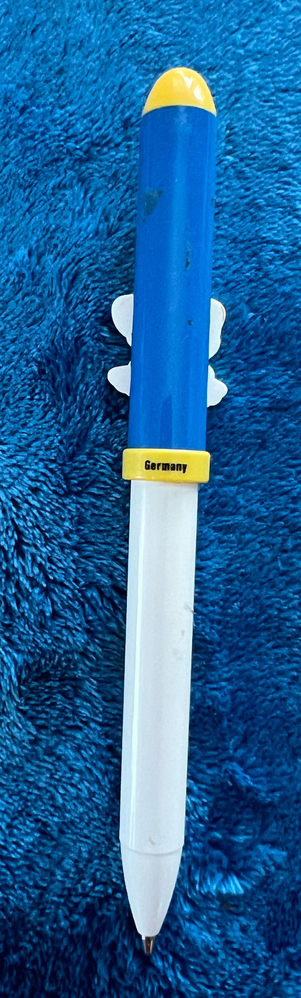 181) vintage Donald Duck, Disney pen, click made in Germany  plush collectible - Main Image 3