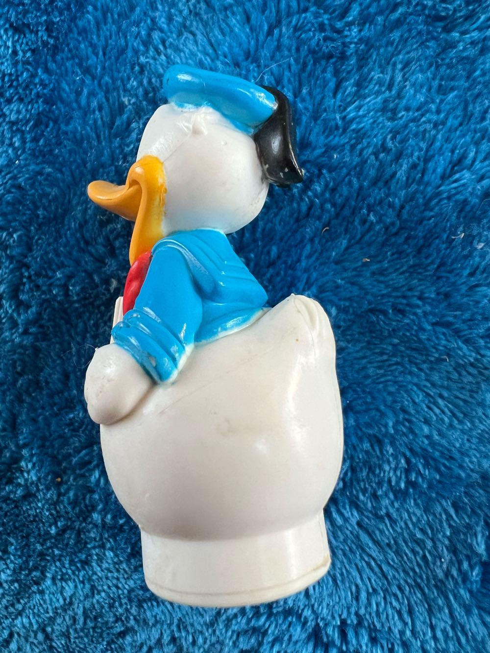 185) Vintage Disney PVC Finger Puppet Donald Duck Pretend Play Time 0322!!!  plush collectible - Main Image 4